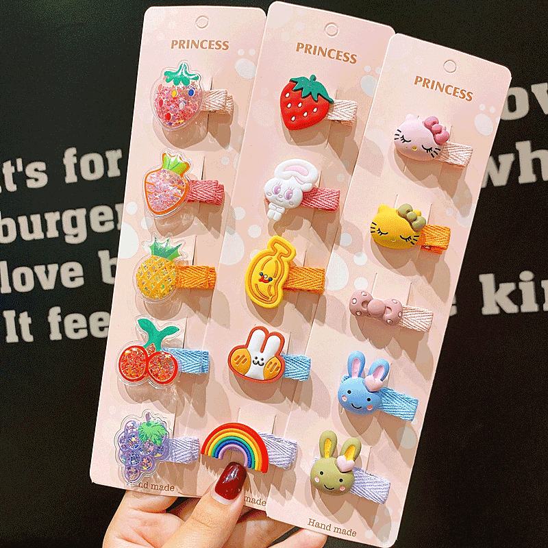 Baby Hair Accessories Baby Hair Clips Does Not Hurt Hair Korean Infant Hairpin Girls Cute Princess Children&#039;s Headdress
