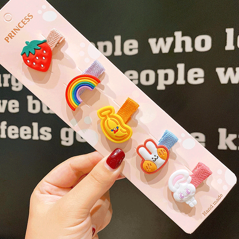 Baby Hair Accessories Baby Hair Clips Does Not Hurt Hair Korean Infant Hairpin Girls Cute Princess Children&#039;s Headdress