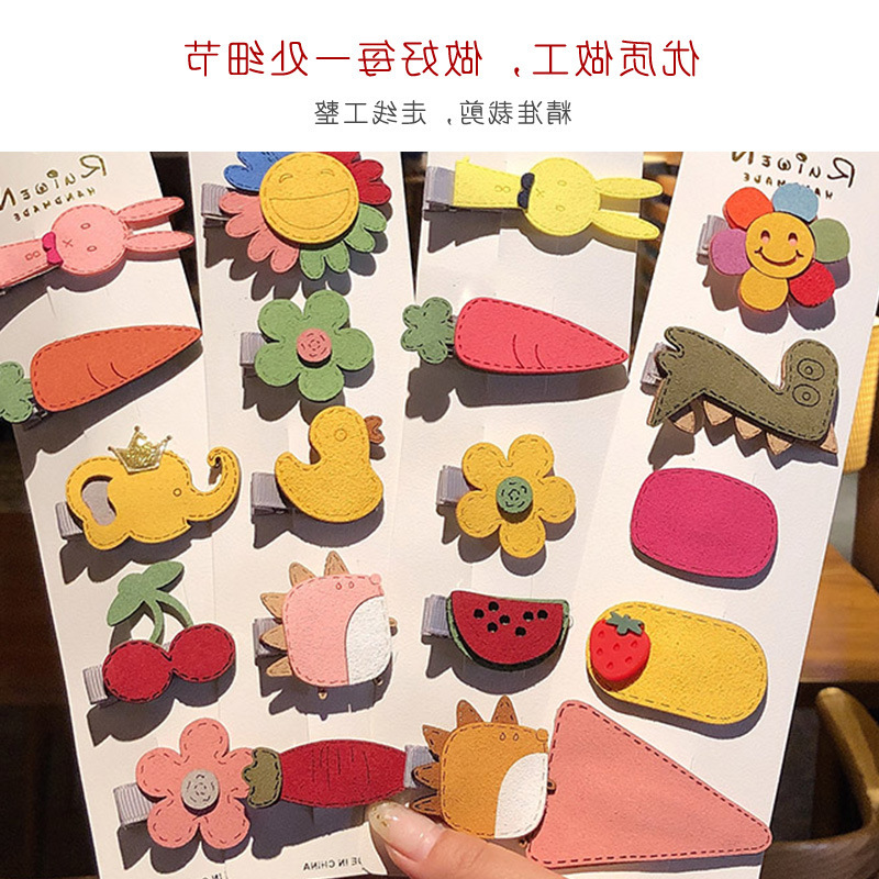 Hairpin Little Girl Hair Accessories Broken Hair Baby Clip Princess Baby Female Hair Accessories BB Clip Baby Hairpin