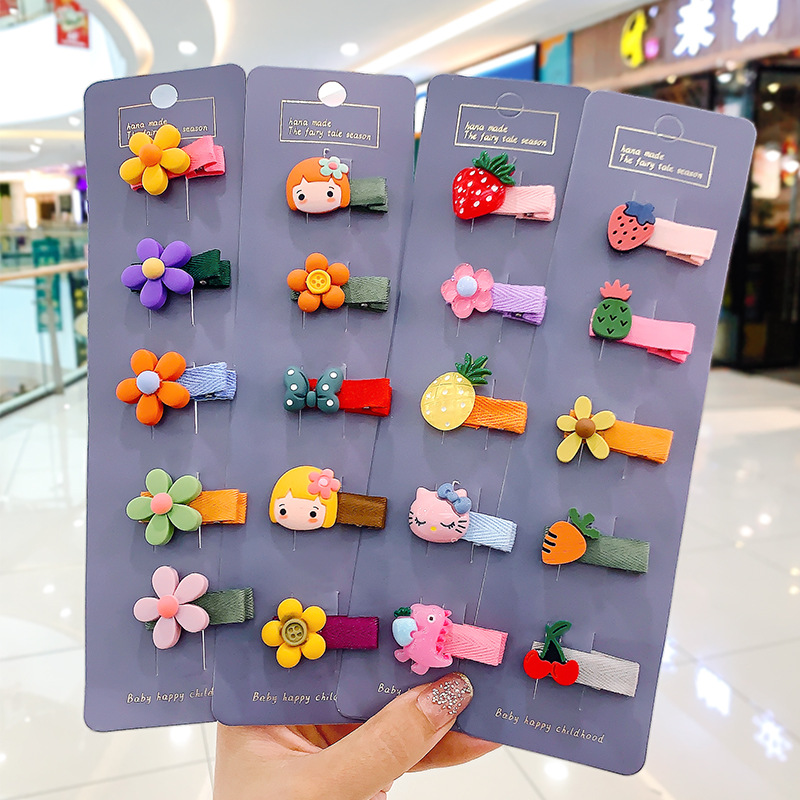 Baby Clip Hair Accessories Baby Hair Clips Does Not Hurt Hair Infant Hairpin Broken Hair Children Princess Korean Children&#039;s Headdress
