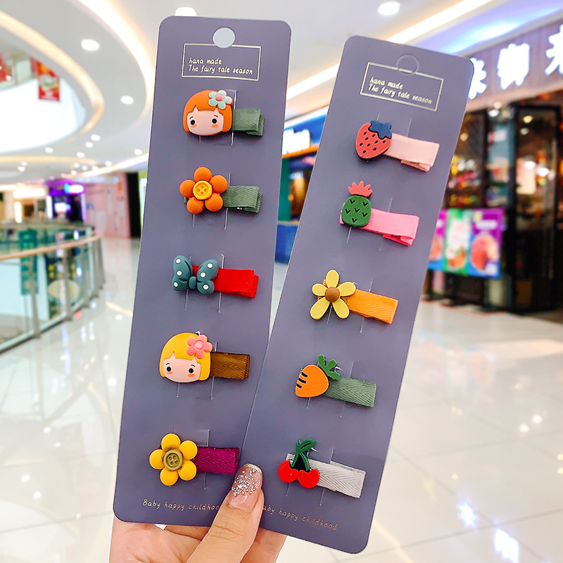 Baby Clip Hair Accessories Baby Hair Clips Does Not Hurt Hair Infant Hairpin Broken Hair Children Princess Korean Children&#039;s Headdress