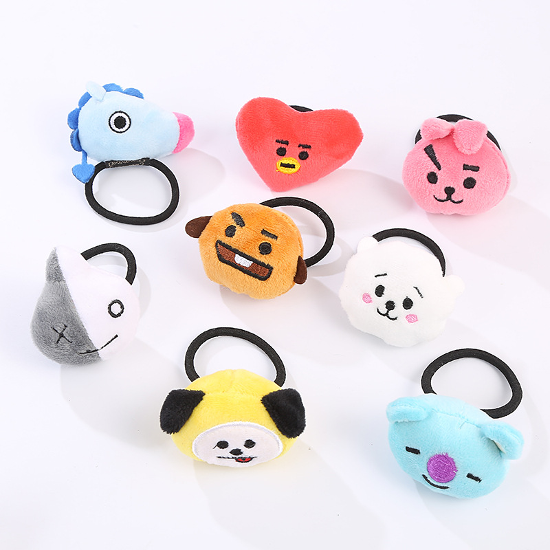 Korean Cartoon Plush Doll Headband Love Hairpin Rabbit Headband Animal Headband