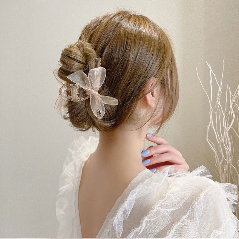 Exciting Style! High Sense 2022 New Hairpin Female Net Red Pearl Rhinestone Hair Accessories Hair Cartoon Shark Clip Headdress