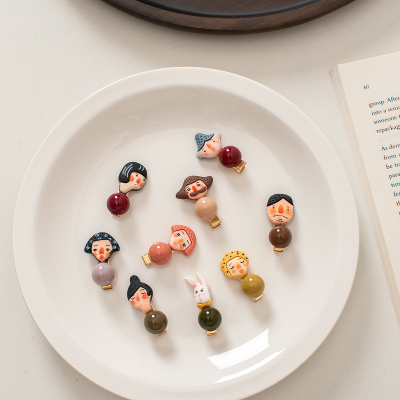 Cute Funny Little Hairpin Ins Cartoon Hair Pin Mini Duckbill Clip Bang Clip Internet Celebrity Girls&#039; Hair Accessories