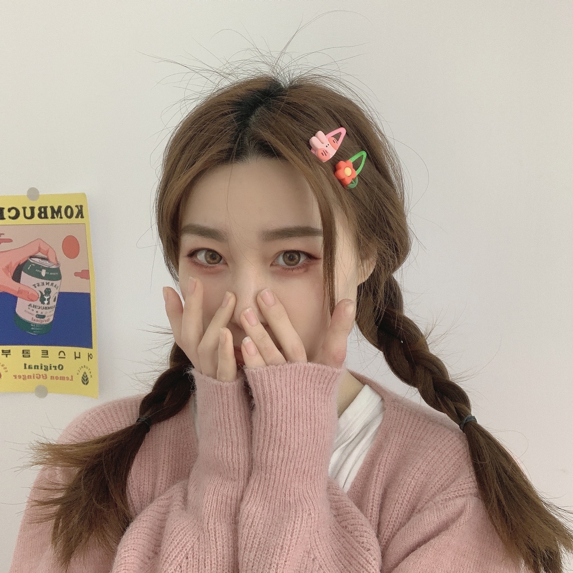 Japanese Ins Trending Cartoon Bear Rabbit Simple Cute Cartoon BB Clip Animal Hair Clip Hairpin Side Clip Hair Accessories