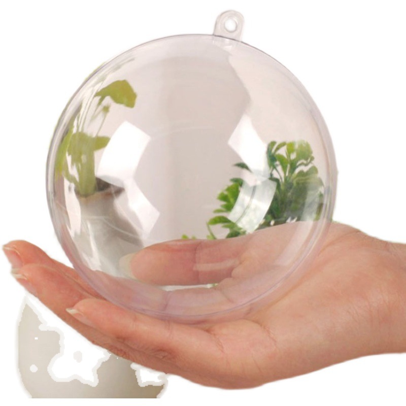 Transparent Ball Plastic Acrylic Hollow Ball Pendant Hanging Ball Decorative Pendant Kindergarten Hollow Ball