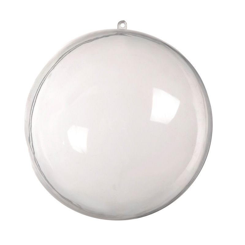 Manufacturers Direct 3-40cm Creative PS Plastic Ball Transparent Hollow Ball Eternal Flower Hanging Ball Christmas Ball