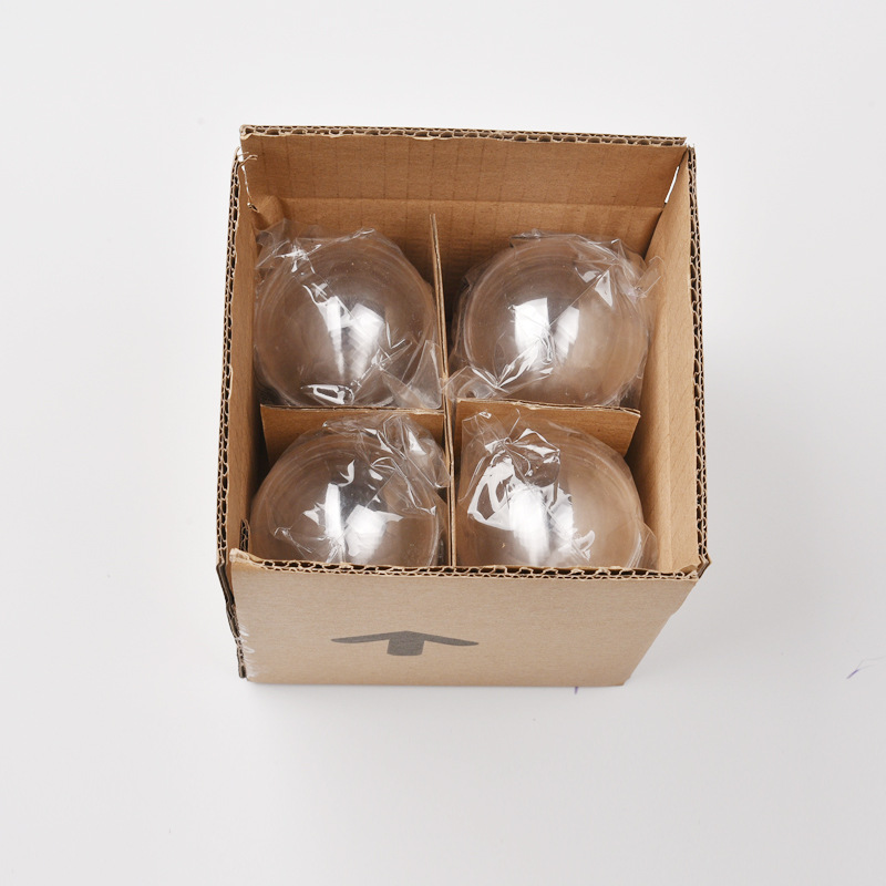 Christmas ball Plastic Ball Transparent Hollow Ball Plastic Ball Christmas Decoration Hanging Ball