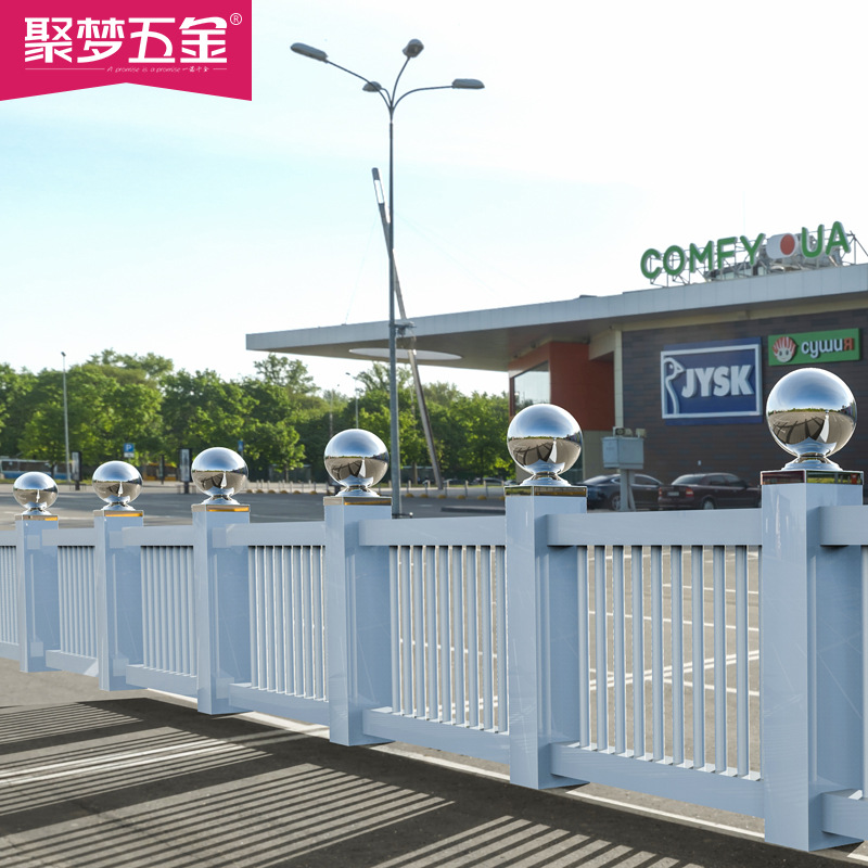 Stainless Steel Cleaning Ball Ball Hollow Ball Large Gate Column Stair Handrail Square Bracket Railing Hollow Ball