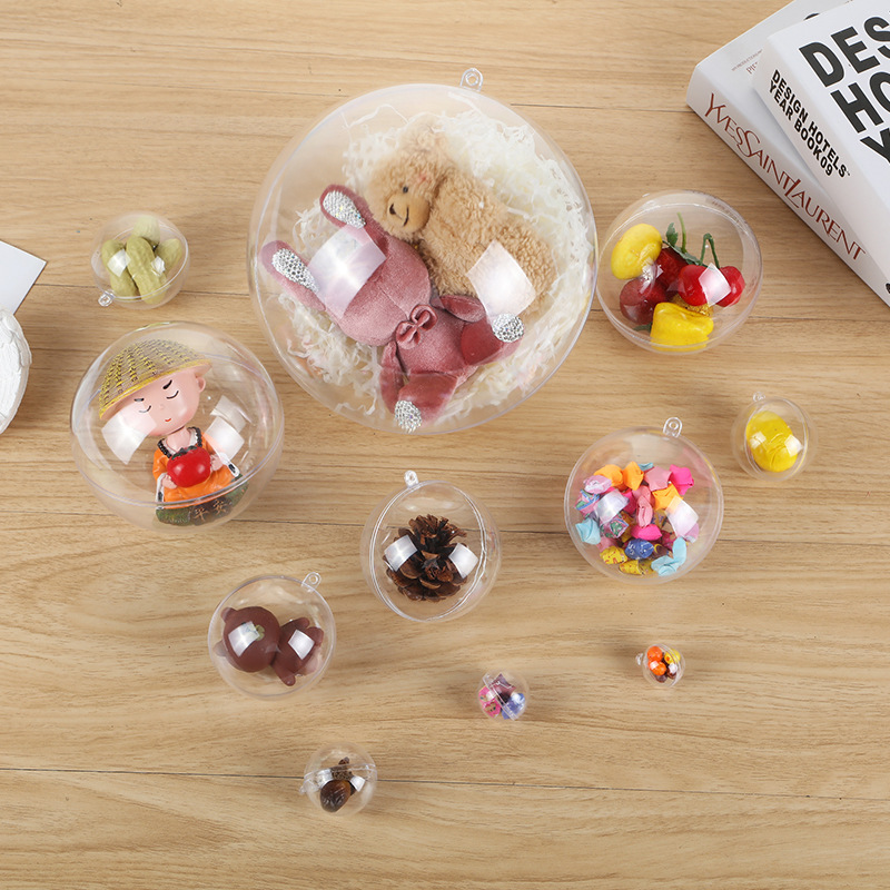Christmas ball Hollow Ball Holiday Decoration Gift Preserved Fresh Flower Hanging Ball Hanging Ornaments