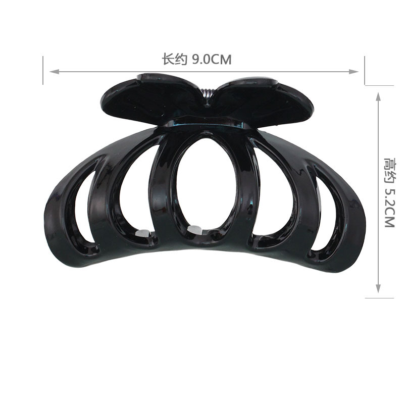 Amazon Hot Selling Crown Grip 9cm Hairpin Headdress Female Plastic Grip