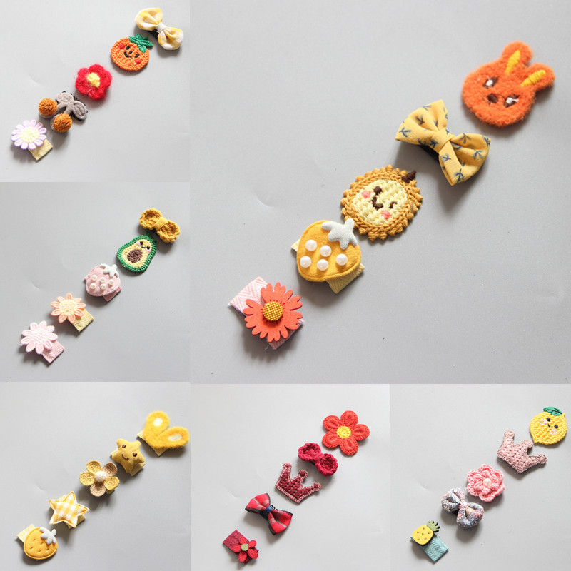 Baby Girl Hair Hair Clip Headdress Crown Korean Little Princess Hair Accessories Baby Barrettes Set Baby Hairpin