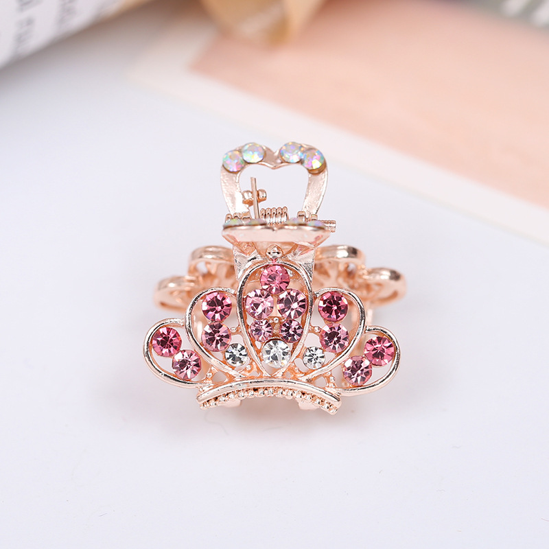  Claws Korean Style New Headdress Selling Cute Crown Small Jewelry Boutique Headdress Barrettes Wholesale Crown Hairpin
