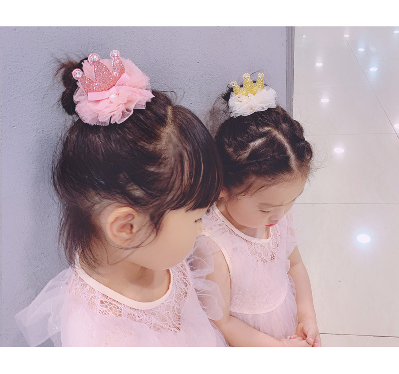 Three-Dimensional Crown Barrettes Exquisite Baby Hair Band Girls Head Accessories Hair Accessories Baby Hairpin