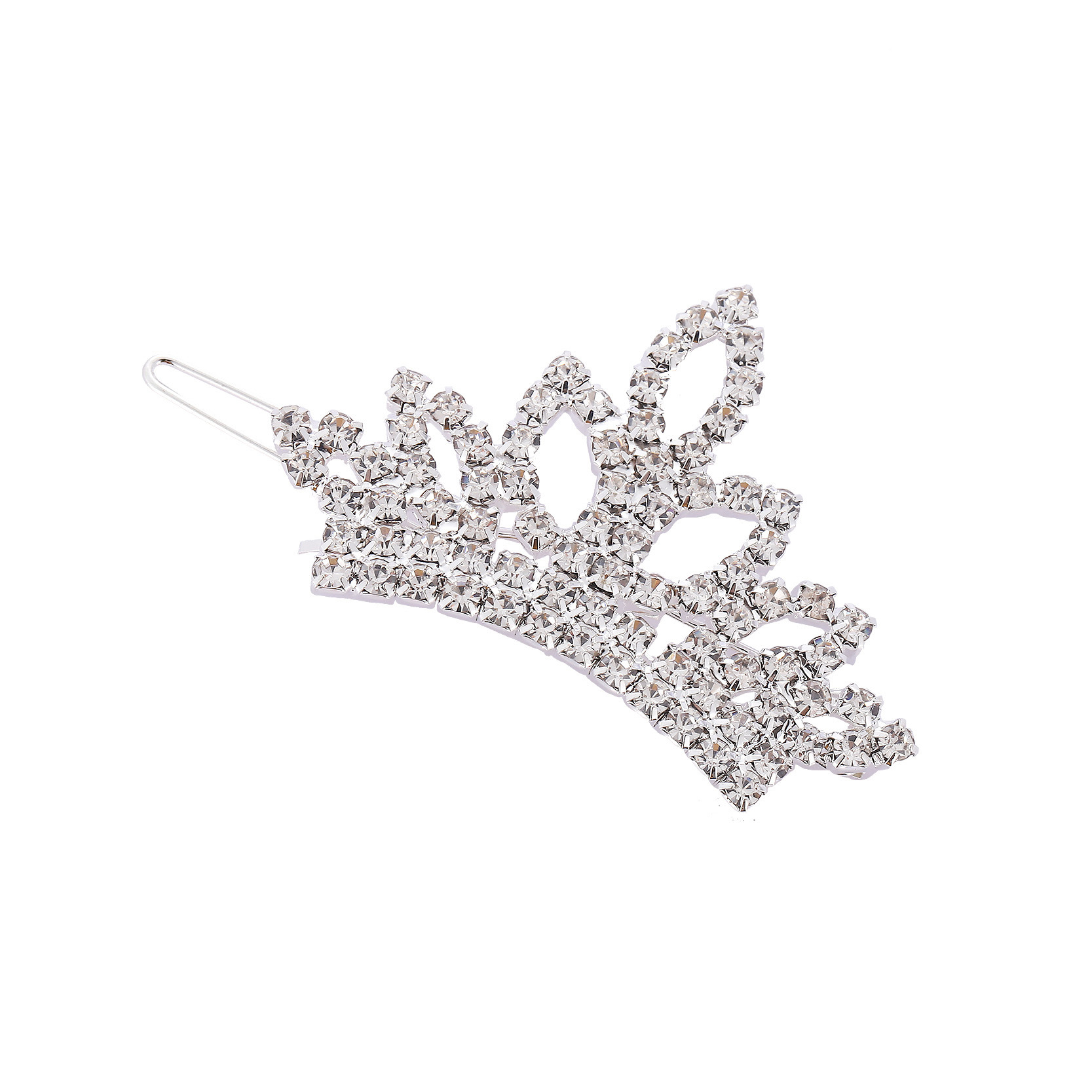 Fashion Side Clip Accessories Crown Rhinestone Hairpin Hair Accessories Headdress for Women Crown Hairpin