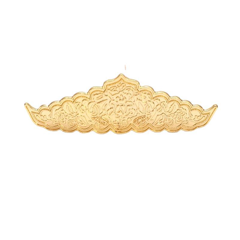 DIY Handmade Material Hairpin Ancient Style Tang Suit Crown Hair Clasp Alloy Material Handmade Hair Accessories Ornament