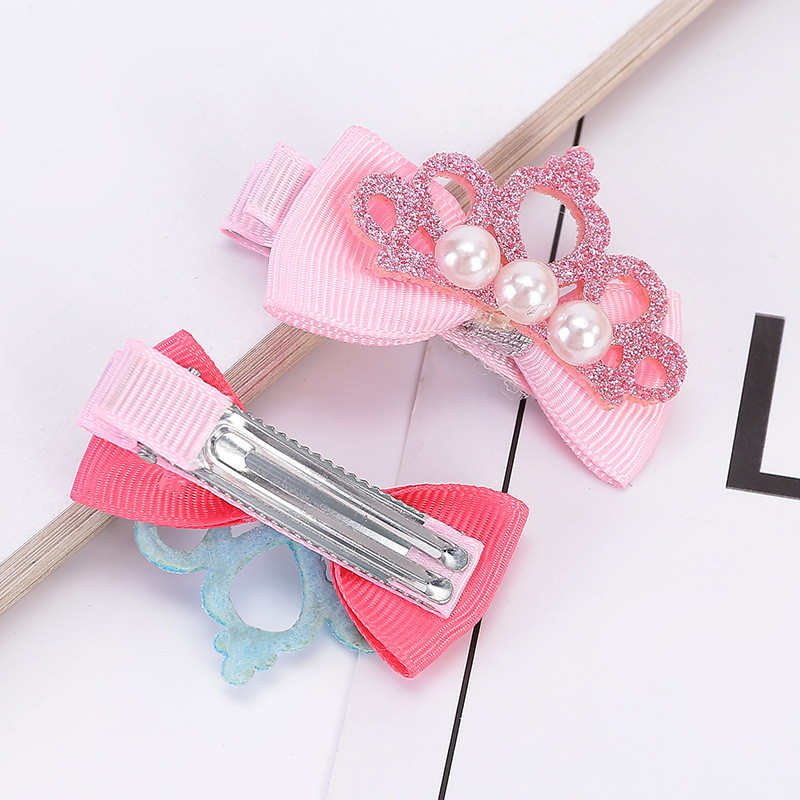  Crown Hairpin Headdress Douyin Online Influencer New Hair Accessories Korean Hairpin Duckbill Clip Cartoon Hairpin