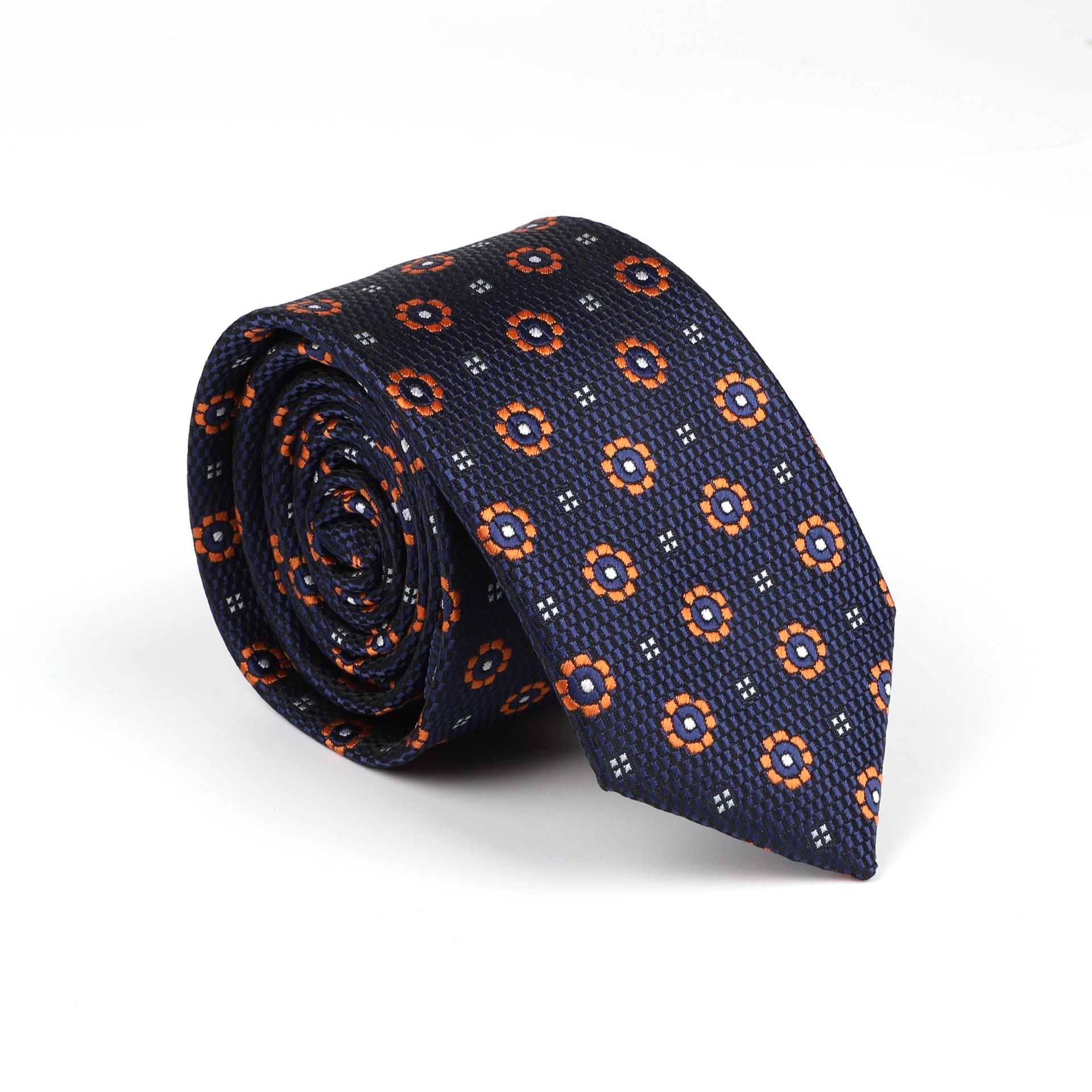 New Tie Men&#039;s Solid Color Casual Tie Business Printing Arrow Tie necktie