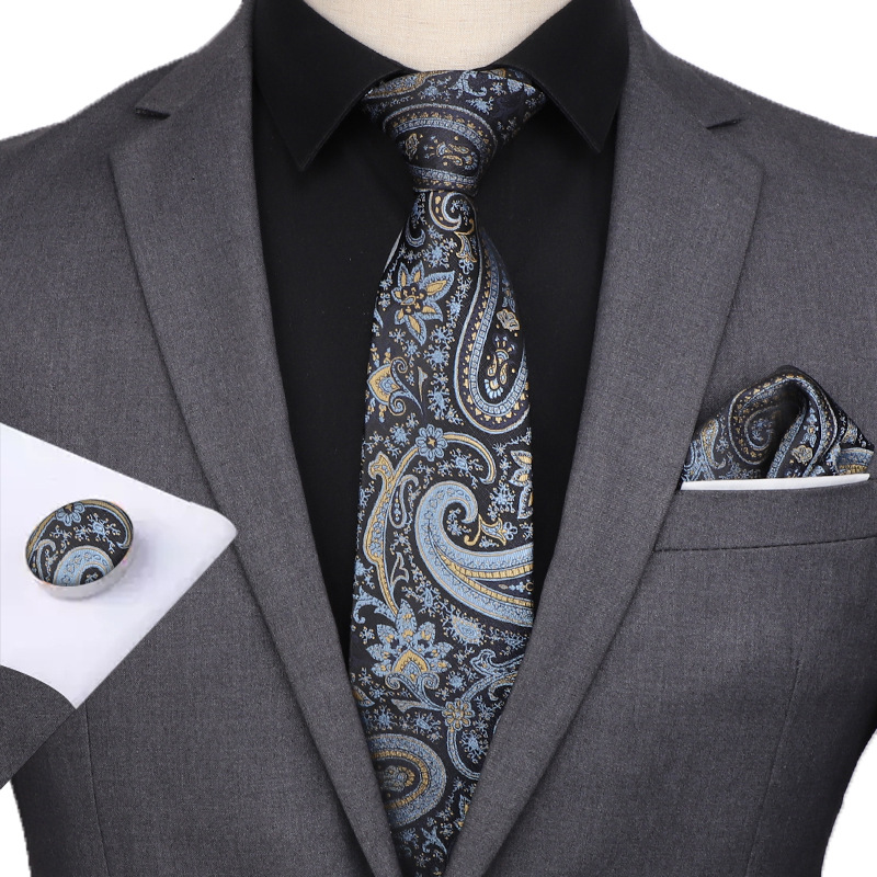 Formal Wear Tie Men&#039;s Three-Piece Set Mark Tie British Casual Fashion necktie