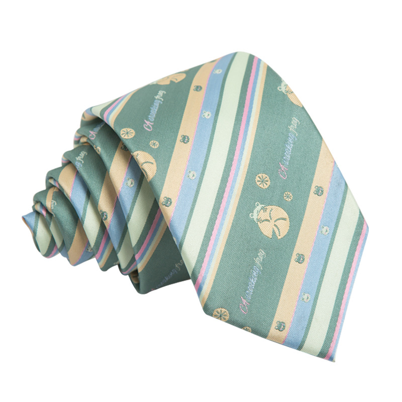 2020 New Japanese JK Uniform Tie Bow Tie Green Frog Quagai Unisex Graphic Customization necktie