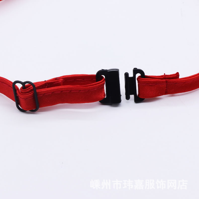 Style DoubleLayer Knife Tie Female Professional Waiter Small Suit Accessories Square Sailor Dance JK Small Necktie
