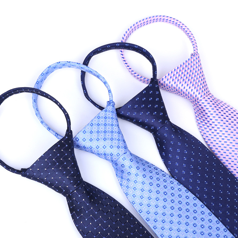 Factory Direct Sales In Stock Wholesale New Men &#039;S And Women &#039;S 1200 Pin Pull Peels Zipper Tie 7cm Business Tie necktie