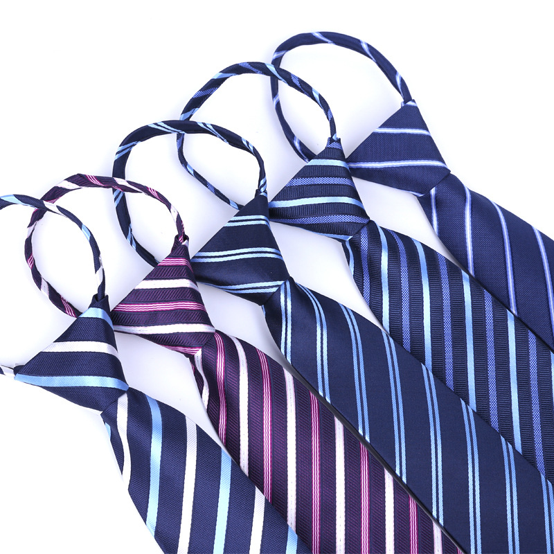 Factory Direct Sales In Stock Wholesale New Men &#039;S And Women &#039;S 1200 Pin Pull Peels Zipper Tie 7cm Business Tie necktie