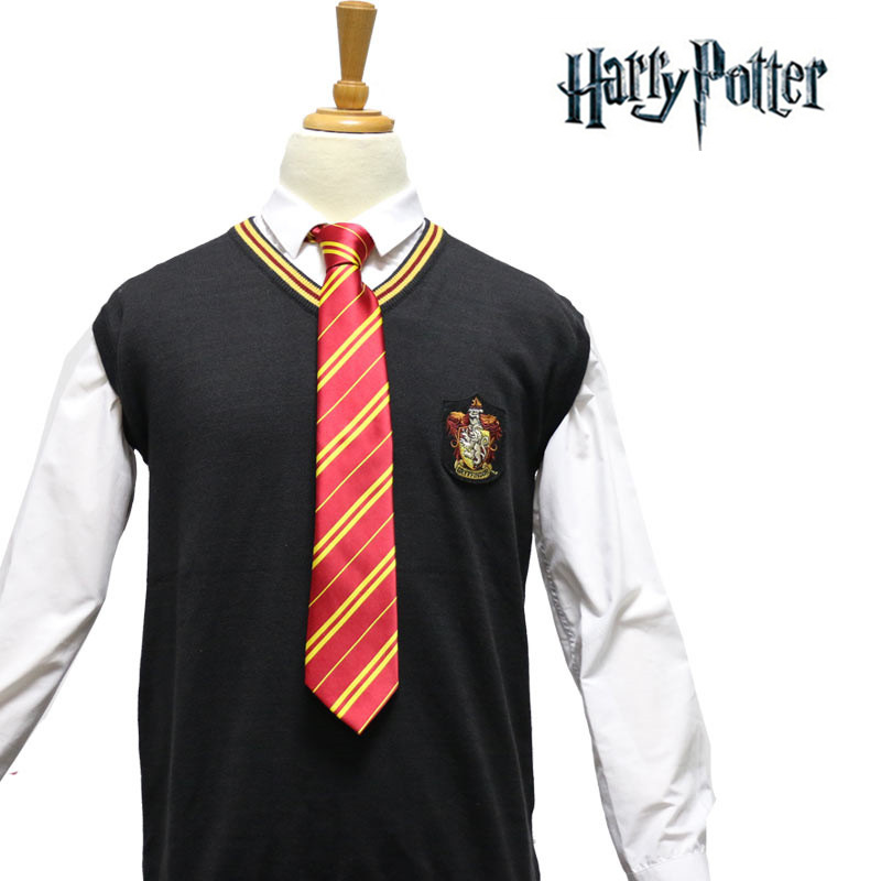 Harry Potter Genuine Silk Striped Tie Cosplay necktie