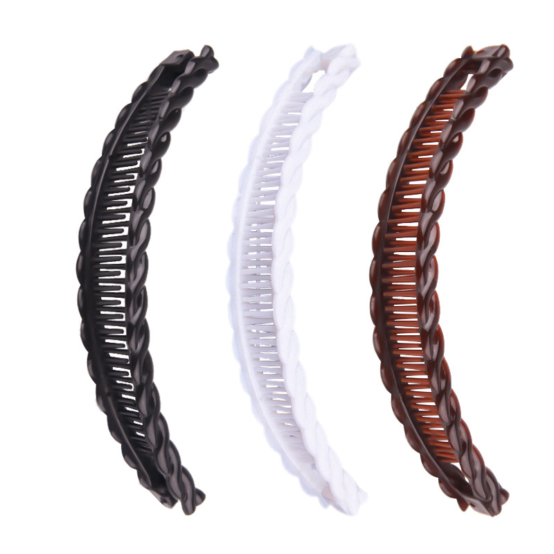 Style Hair Comb Wave Barrettes Bangs Comb Hair Comb Upstyle Ball Bandeau Couple Combs Hair Accessories Black Hairpin