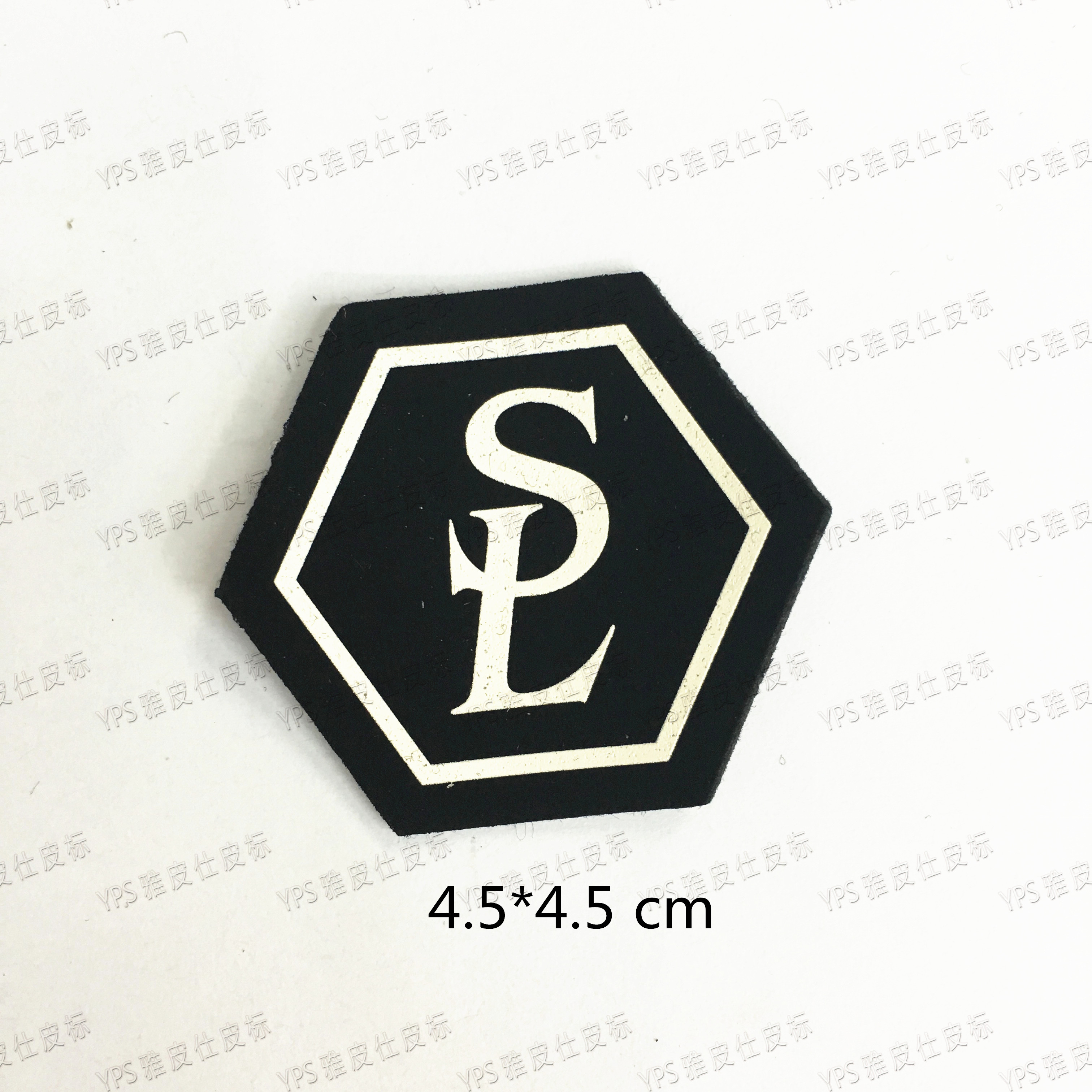 Clothing Accessories Water Label Cloth with Glue Decorative Labeling Decorative Accessories Leather Label Trademark Factory Direct Sales Sample Customization