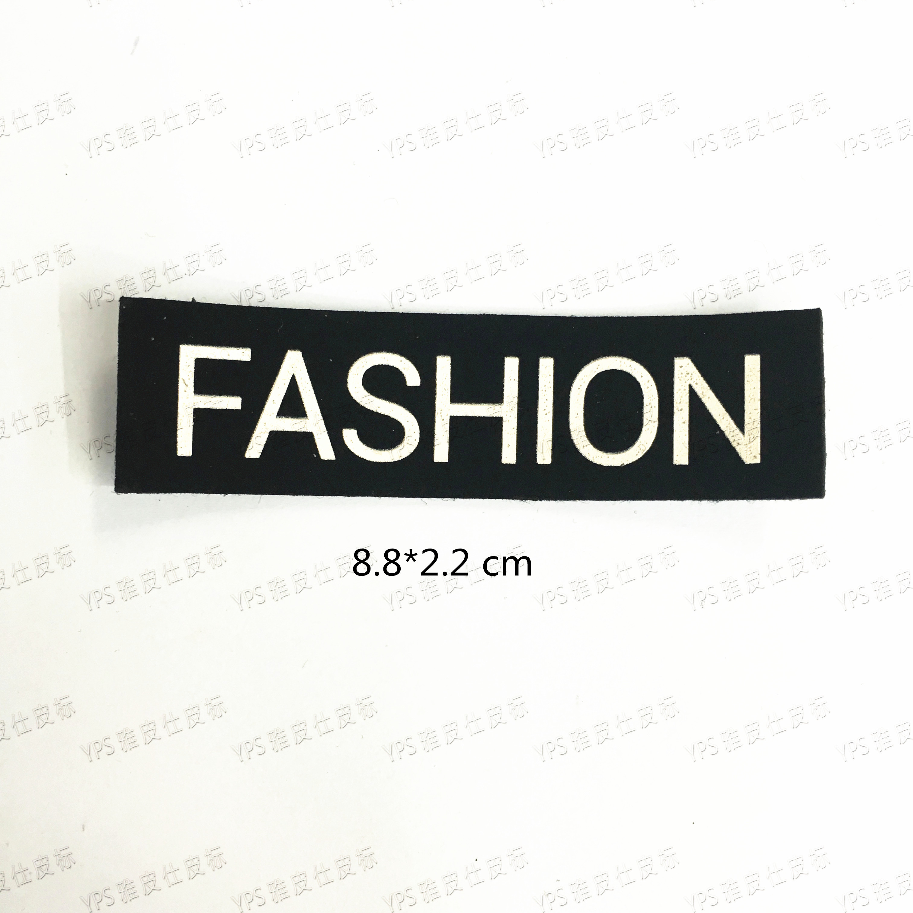 Clothing Accessories Water Label Cloth with Glue Decorative Labeling Decorative Accessories Leather Label Trademark Factory Direct Sales Sample Customization
