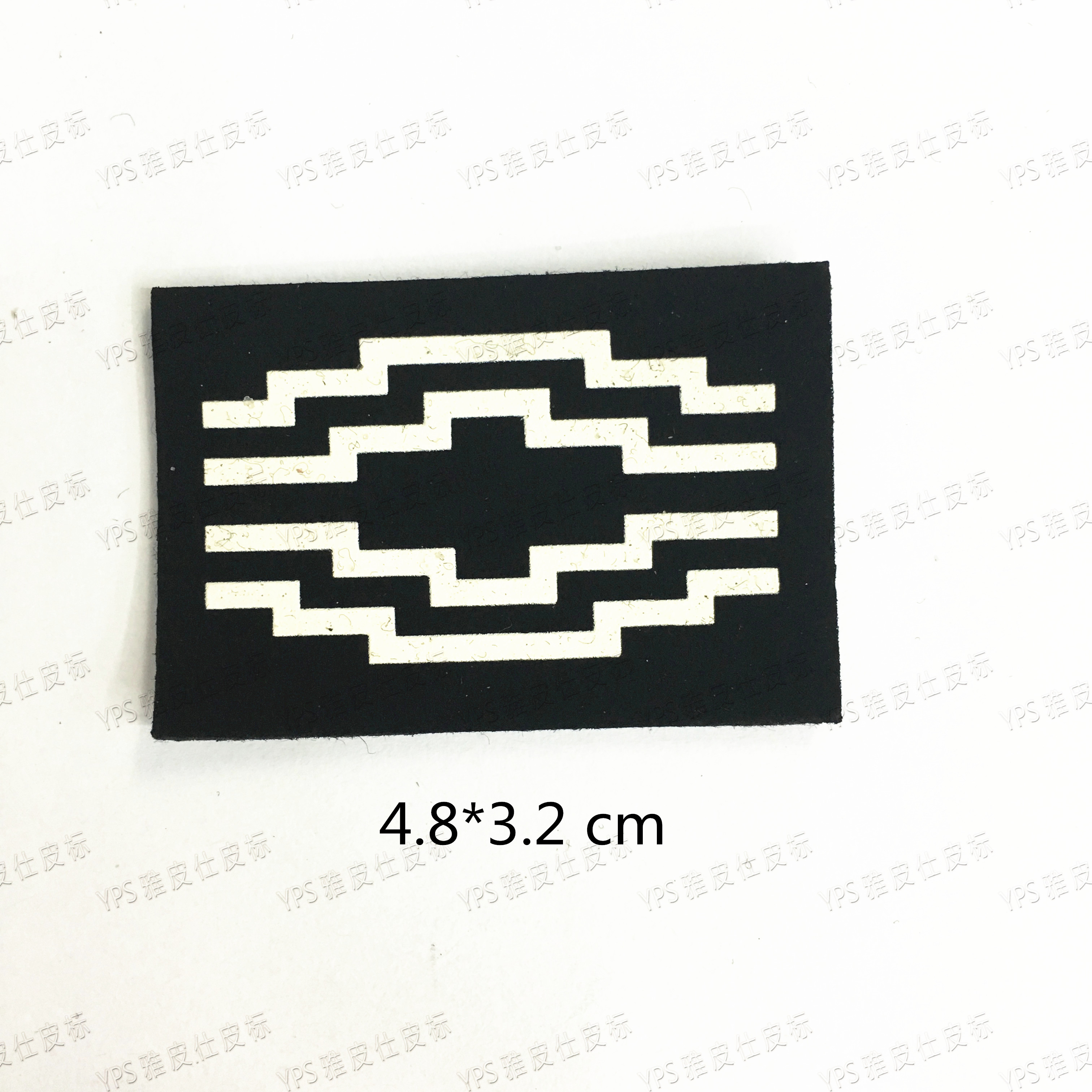 Clothing Accessories Water Label Cloth with Glue Decorative Labeling Decorative Accessories Leather Label Trademark Factory Direct Sales Sample Customization