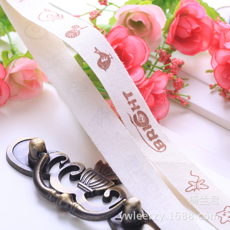Clothing Accessories Weaving Mark Label Woven Label Cotton Label Hair Accessories Label Woven Marks Trademark Collar Lable Wholesale