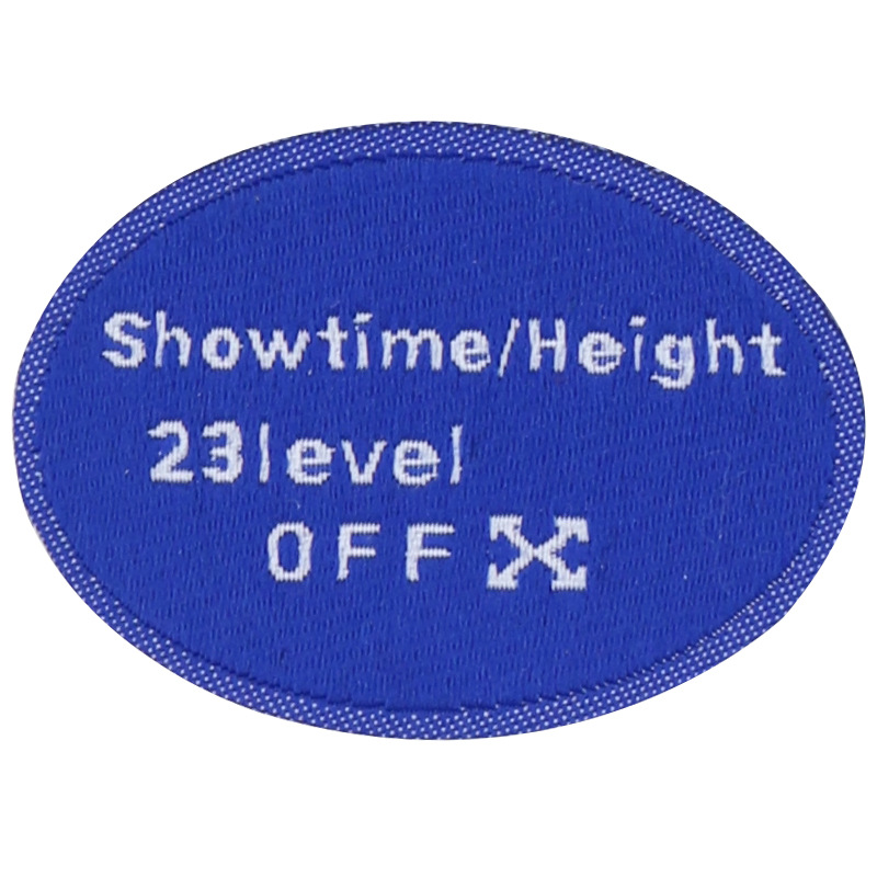 Clothing Trademark Clothing Cotton Collar Lable Custom Silk Screen Sewn-in Label Woven Label plus Rivet Eye Decorative Nail Fashion Fashionmonger
