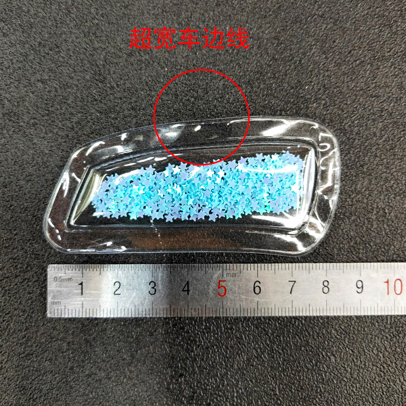 Car Windshield Glass Cover Clothing Inflatable Label PVC Trademark Ornament Accessories Bubble Three-Dimensional Flow Sequins