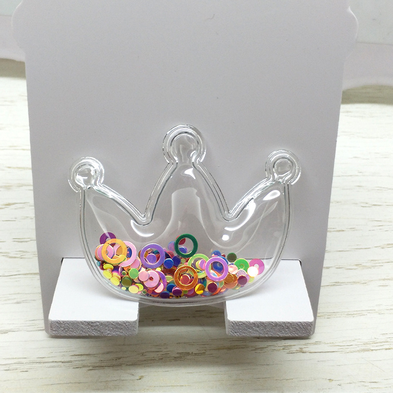 Popular Crown Sequined Clothing Customized Logo down Jacket Inflatable Label Bubble Universal Trademark PVC Bubble Ball