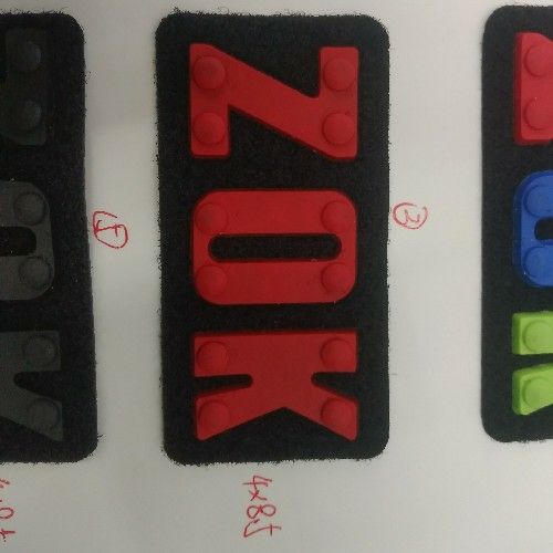 Bosch trademark of plastic label rubber label rubber standard PVC soft label silicone skin label armband.