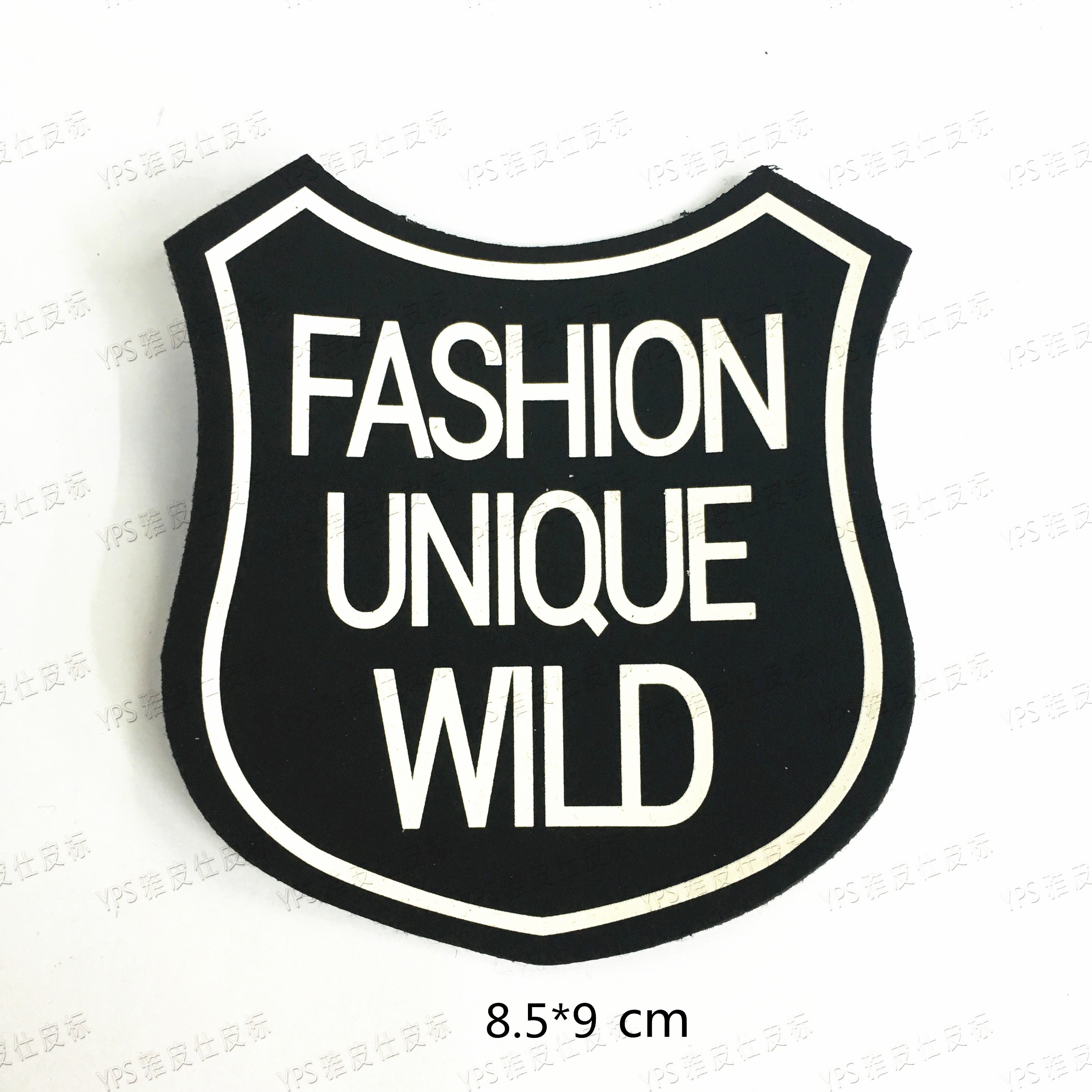 Clothing Accessories Water Label Cloth with Glue Decorative Labeling Decorative Accessories Leather Label Trademark Factory Direct Sales Sample Customization