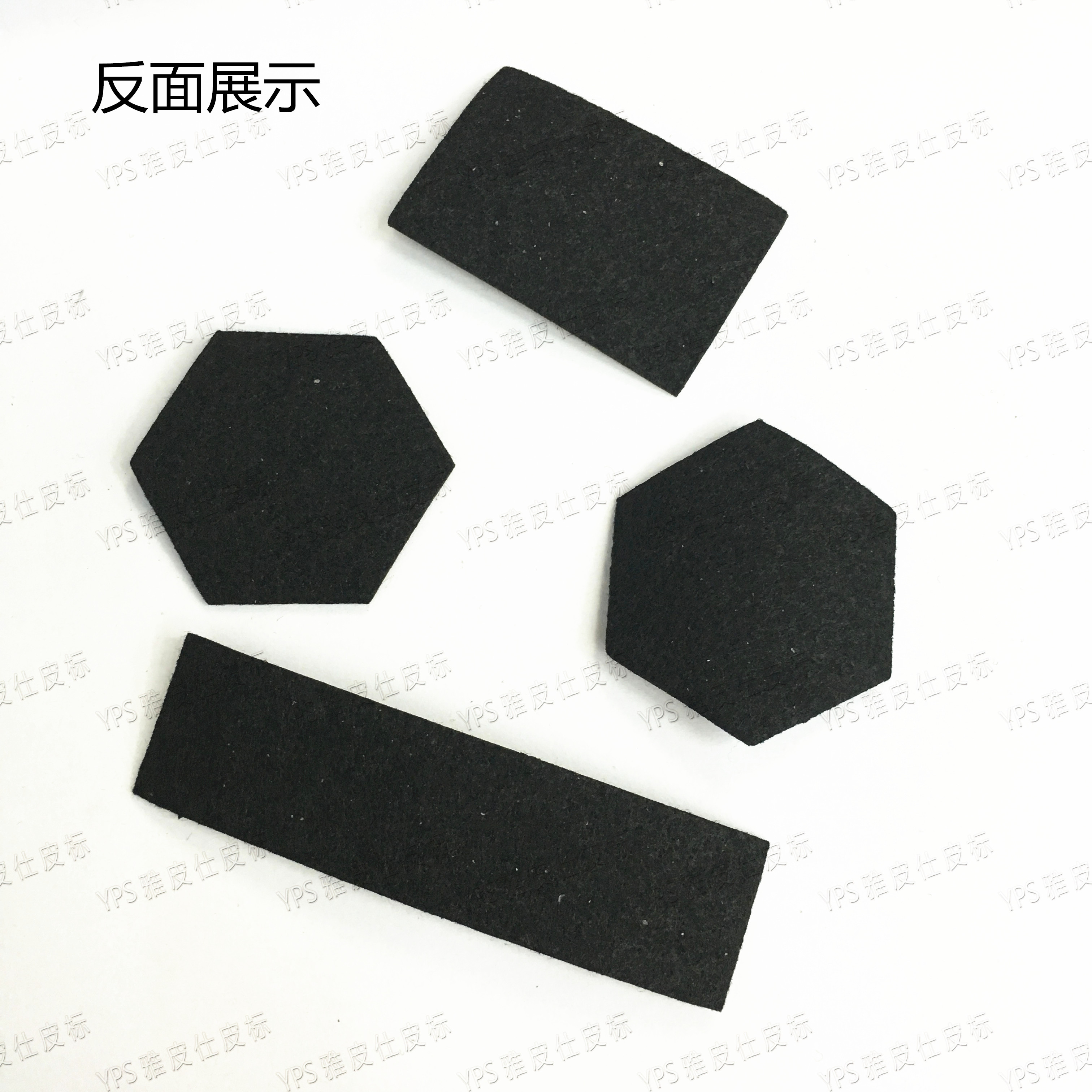 Clothing Accessories Water Label Cloth with Glue Decorative Labeling Decorative Accessories Leather Label Trademark Factory Direct Sales Sample Customization