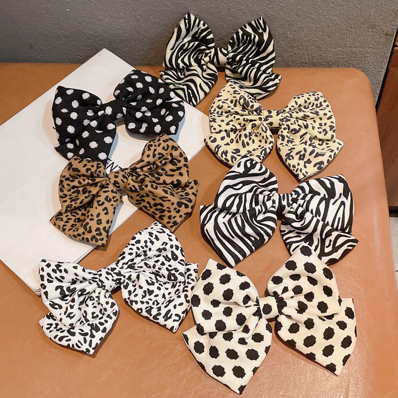  Girl&#039;s Hair Hoop Sweet Bow Spring Clip Back Head Hair Accessories Top Clip Clip Hairware Bowknot Hairpin