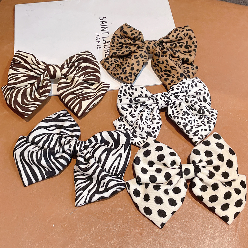  Girl&#039;s Hair Hoop Sweet Bow Spring Clip Back Head Hair Accessories Top Clip Clip Hairware Bowknot Hairpin