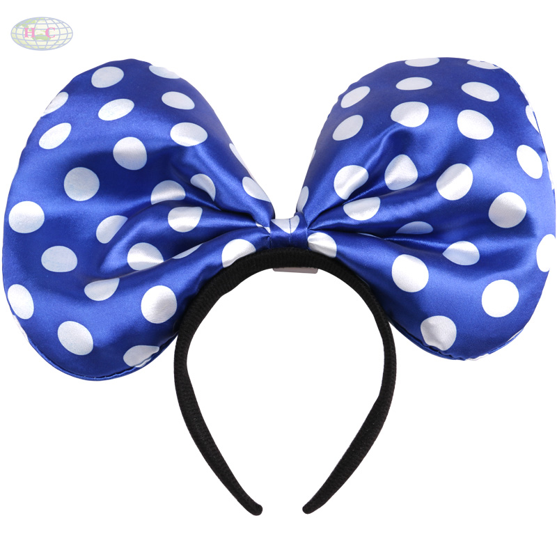Large luminous bowknot, sequined butterfly head buckle cute butterfly hairpin hair band hoop