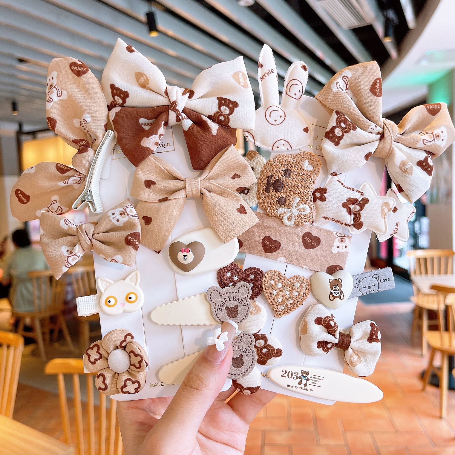  Internet Celebrity Sweet Elegant Hair Pin Cute Duckbill Clip Korean Style Simple Hair Accessories Bowknot Hairpin