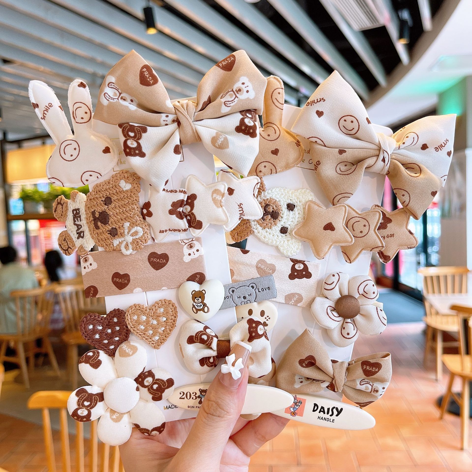  Internet Celebrity Sweet Elegant Hair Pin Cute Duckbill Clip Korean Style Simple Hair Accessories Bowknot Hairpin