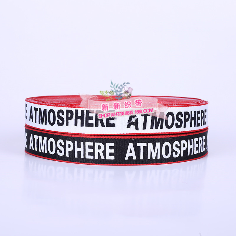 Factory Wholesale Letter Printing Ribbon Clothing Accessories Ribbon New Ribbon Wholesale