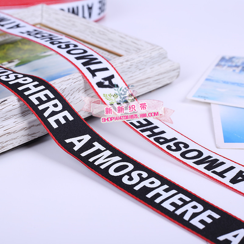 Factory Wholesale Letter Printing Ribbon Clothing Accessories Ribbon New Ribbon Wholesale
