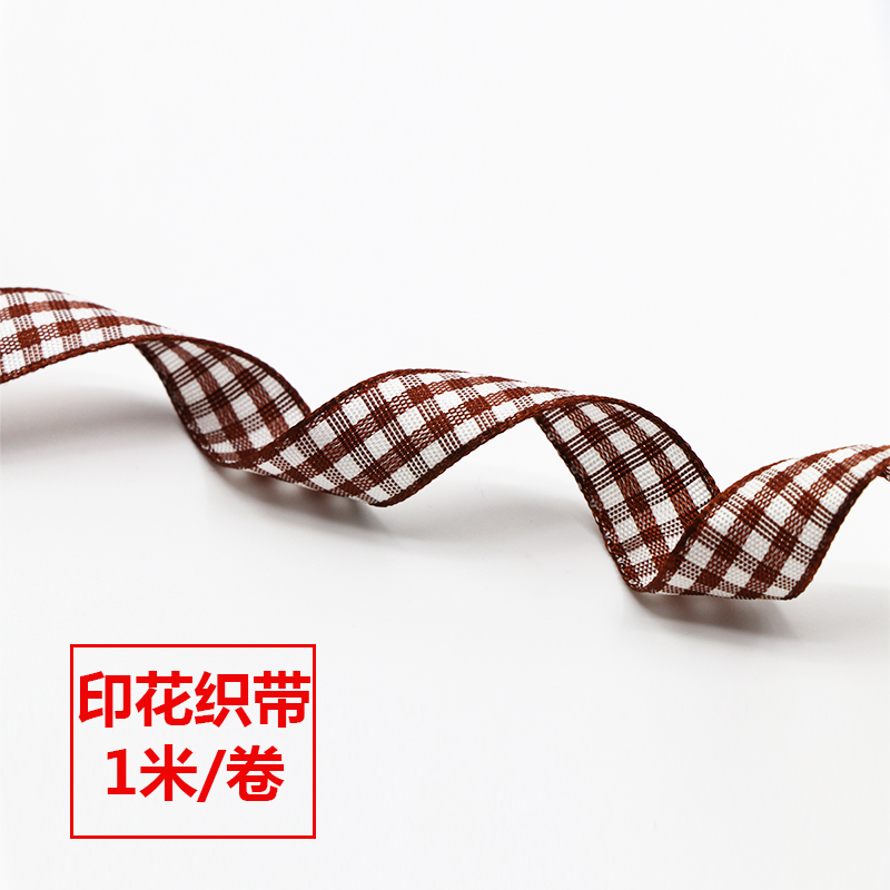 Spot supply 1.2cm wide printing ribbon polyester belt Roman Tam toy gift hair decoration
