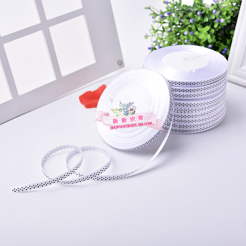 Color 2-Point Printing Ribbon Polyester Belt Ribbon Wedding Holiday Decoration Clothing Headdress Accessories Factory Wholesale