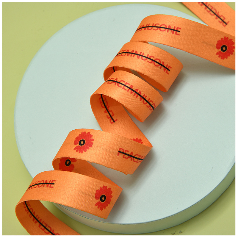 Wholesale Customized Colorful Printing Ribbon Gift Box Floral Supplies Bouquet Flowers Packing Ribbon