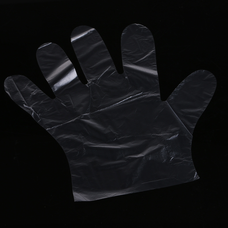Disposable PE transparent plastic food glove